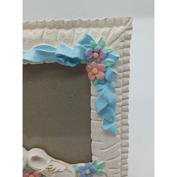 Vintage Infant Baby Picture Frame Shoes Design West 3D First Memories 900 135 - Picture 10 of 13